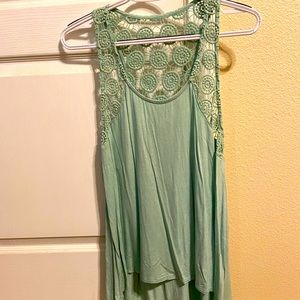 Teal tank top